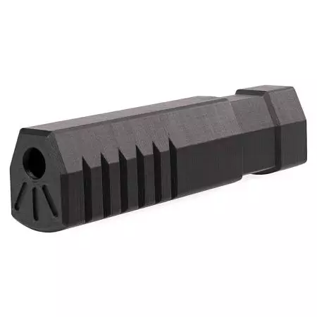 Silencieux Rhodium 160x30x38mm - 14mm CCW Elements - Noir
