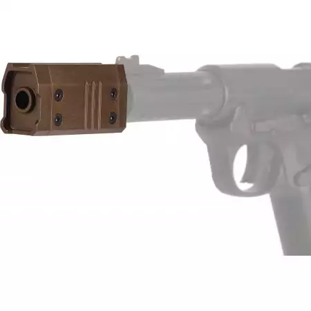 Silencieux Type Osprey 70mm - 14mm CCW - Alu CNC - Action Army - Bronze