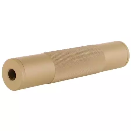 Silencieux Universel 190x35mm - 14mm CW CCW - JJ Airsoft - Tan