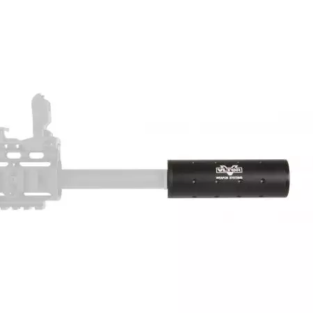 Silencieux Universel VLTOR 110x35mm - 14mm CW/CCW FMA - Noir