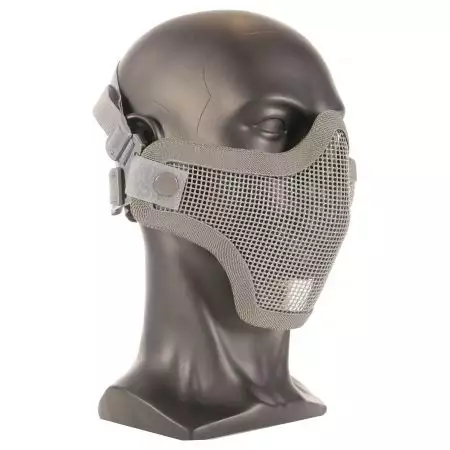 Stalker Masque Protection Grillage Bas Visage Invader Gear - Gris