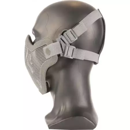 Stalker Masque Protection Grillage Bas Visage Invader Gear - Gris