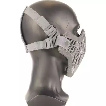 Stalker Masque Protection Grillage Bas Visage Invader Gear - Gris