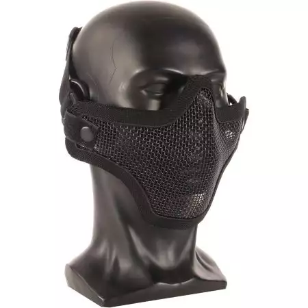 Stalker Masque Protection Grillage Bas Visage Swiss Arms Noir - 604519