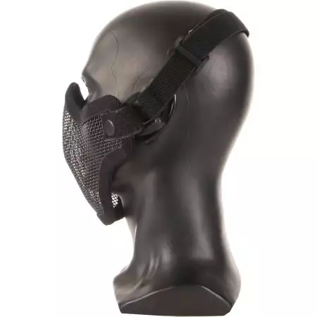 Stalker Masque Protection Grillage Bas Visage Swiss Arms Noir - 604519
