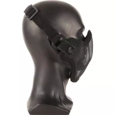 Stalker Masque Protection Grillage Bas Visage Swiss Arms Noir - 604519