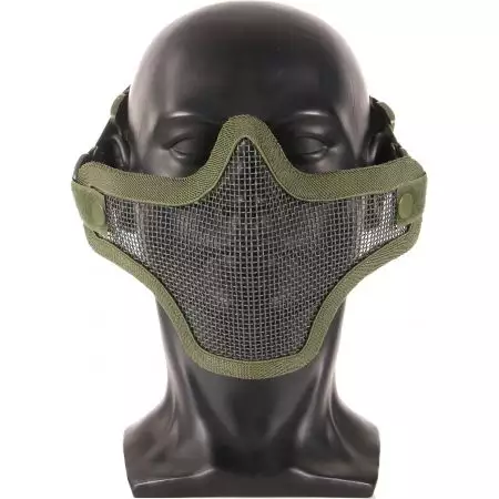 Stalker Masque Protection Grillage Bas Visage Swiss Arms - Olive