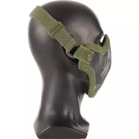 Stalker Masque Protection Grillage Bas Visage Swiss Arms - Olive