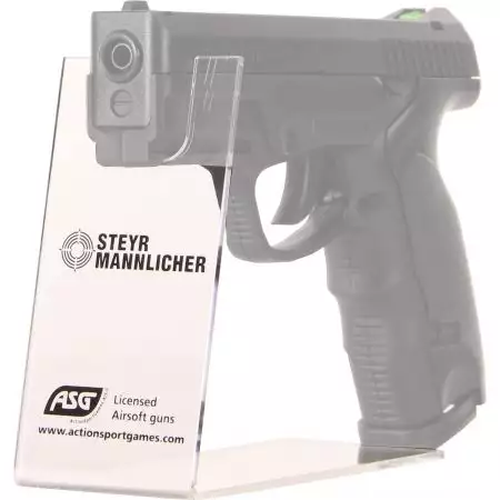 Support Display Steyr Mannlicher pour Réplique de Poing ASG - Blanc
