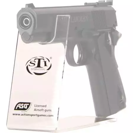 Support Display STI pour Réplique de Poing ASG - Blanc