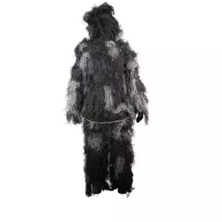 Tenue Complete Camouflage Ghillie Ignifug&eacute; Nightfighter Noir MilTec