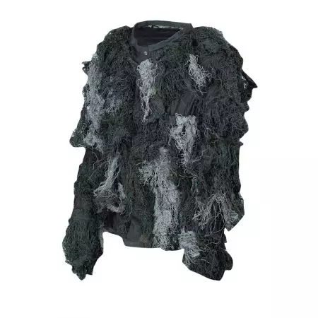 Tenue Complete Camouflage Ghillie Ignifug&eacute; Nightfighter Noir MilTec