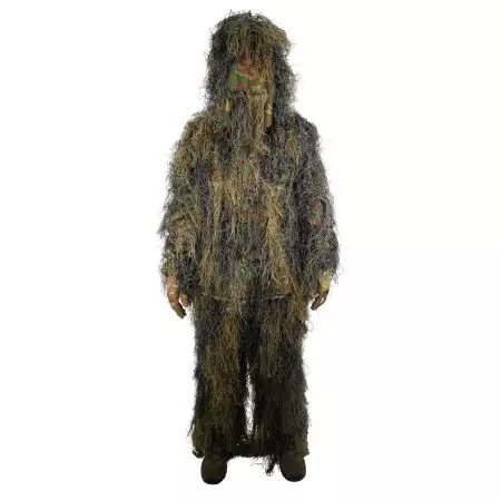 Tenue Complete Camouflage Ghillie Suit Ignifug&eacute; Woodland MilTec