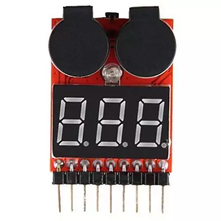 Testeur Buzzer Digital (Alarme) Batterie LiPO & LiFE - A2Pro 7908