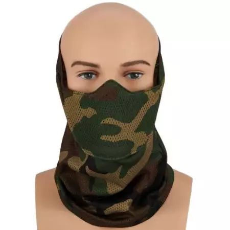 Tour de Cou Stalker Face Warrior Defender Cygnus Armory - Woodland