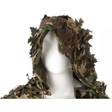Veste Ghillie Base Leaf Invader Gear - Woodland