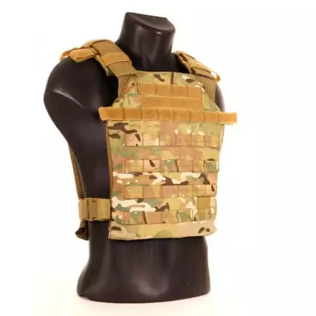 Veste Plate Carrier JPC Lightweight Molle Lancer Tactical - Multicam