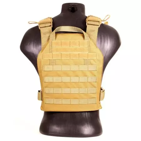 Veste Plate Carrier JPC Lightweight Molle Lancer Tactical - Tan