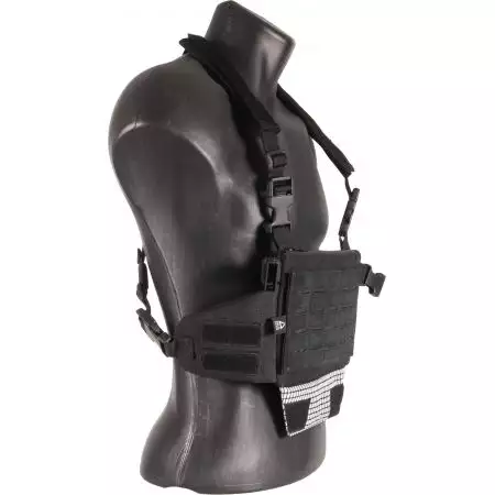 Veste Tactique Chest Rig V1 Speedsoft Delta Tactics - Noir