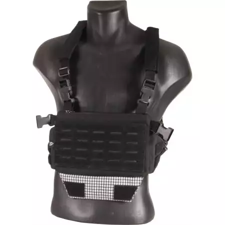 Veste Tactique Chest Rig V1 Speedsoft Delta Tactics - Noir