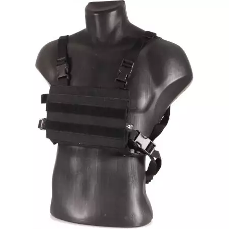 Veste Tactique Chest Rig V2 Speedsoft Delta Tactics - Noir