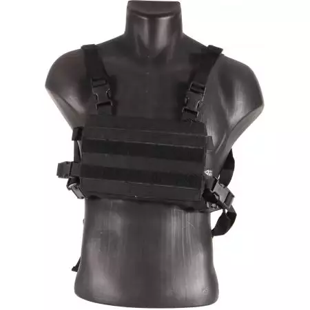 Veste Tactique Chest Rig V2 Speedsoft Delta Tactics - Noir
