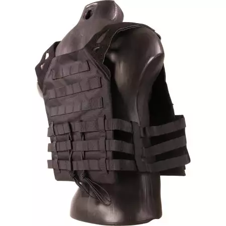 Veste Tactique Plate Carrier JPC Molle Lancer Tactical - Noir