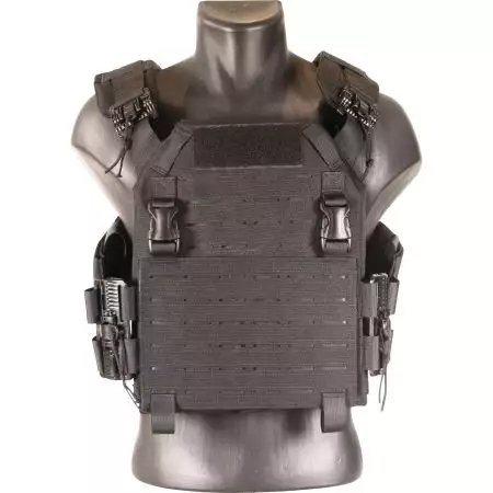 Veste Tactique Plate Carrier JPC Reaper QRB Invader Gear - Noir