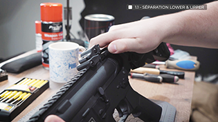 1 1 5 tirer charging handle en arriere