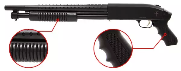 Fusil-a-pompe-M590-court-spring-metal-&-ABS-saigo-defense-noir-1