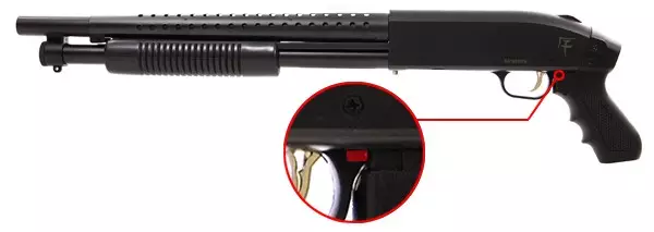 Fusil-a-pompe-M590-court-spring-metal-&-ABS-saigo-defense-noir-3