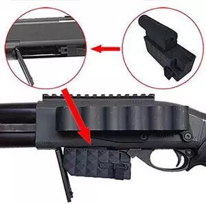 fusil a pompe shotgun m870 tactical gaz tokyo marui noir adaptateur elements airsoft 1 optimized