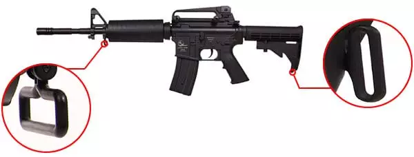 fusil armalite carbine m15 a4 m4a1 sportline aeg noir 17356 attache sangle airsoft 1 optimized