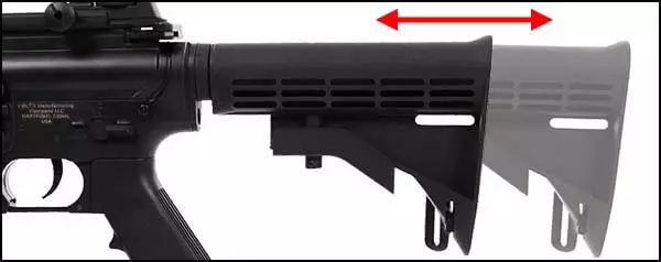 fusil carbine colt m4a1 m4 a1 electrique aeg noir 180800 crosse ajustable airsoft 1 optimized