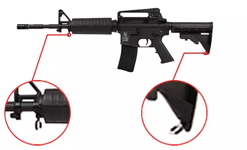 fusil colt m4 a1 aeg full metal noir 180865 5