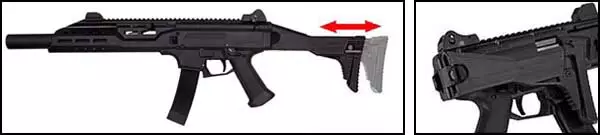 fusil cz scorpion evo 3a1 carbine bet aeg asg silencieux 18694 crosse ajustable airsoft 1 optimized