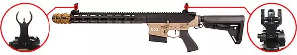 fusil dmr legion rapax xxi m1 aeg secutor noir et tan sax0001 organes de visee airsoft 1 optimized