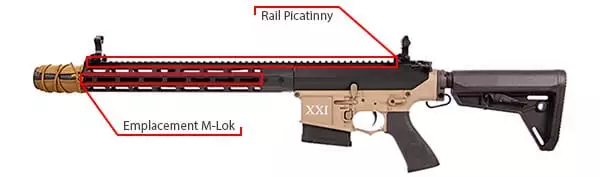 fusil dmr legion rapax xxi m1 aeg secutor noir et tan sax0001 picatinny m lok airsoft 1 optimized