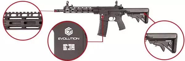 fusil eh15ar ets evolution airsoft look