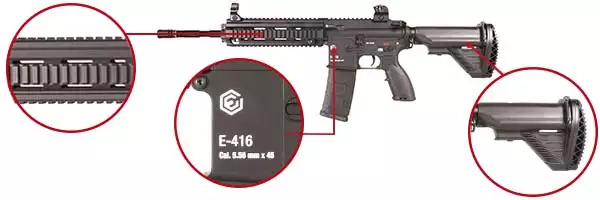 fusil eh18ar ets evolution airsoft look