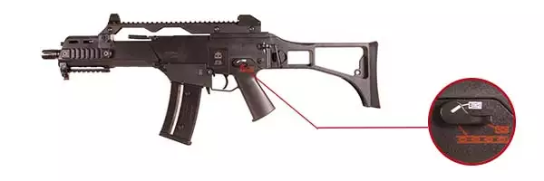 fusil g36 ec23gg evolution modes de tir