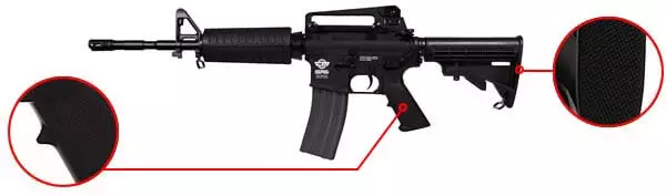 fusil gg m4a1 carbine cm16 aeg electrique guay guay noir confort airsoft 1 optimized