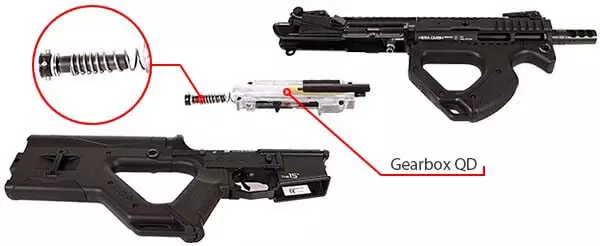 fusil m4 cqr hera arms ics aeg blowback asg noir gearbox qd airsoft 1 optimized