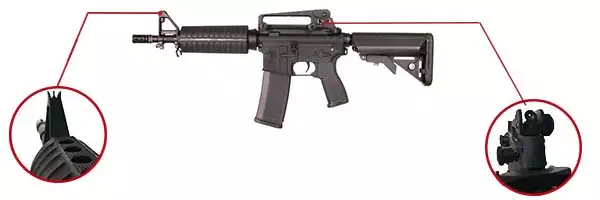 fusil sa e02 specna arms 66432 visee