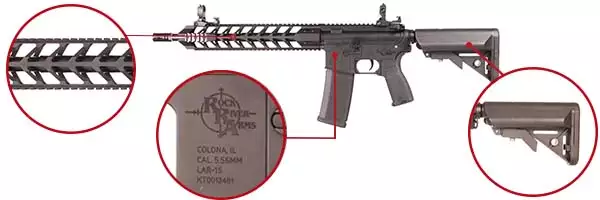 fusil sa e13 specna arms 66654 look