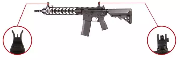 fusil sa e23 specna arms 66654 visee