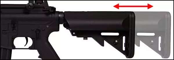 fusil st m4a1 g2 m4 a1 aeg noir crosse ajustable airsoft 1 optimized