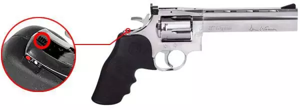 pistolet dan wesson 715 revolver 357 magnum co2 6 pouces 1 joule low power asg 18194 securite airsoft 1 optimized