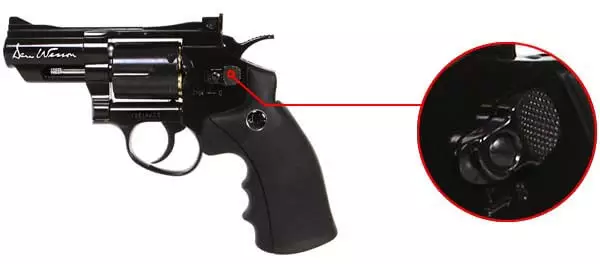 pistolet revolver dan wesson 2 5 noir co2 full metal 17505 securite airsoft 1 optimized