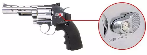 pistolet revolver dan wesson 4 silver co2 full metal 16181 securite airsoft 1 optimized